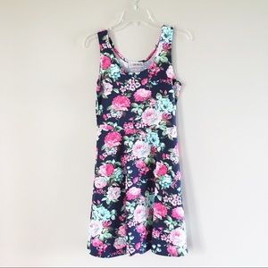 Tomsware Floral Pattern Sundress / Dress Medium